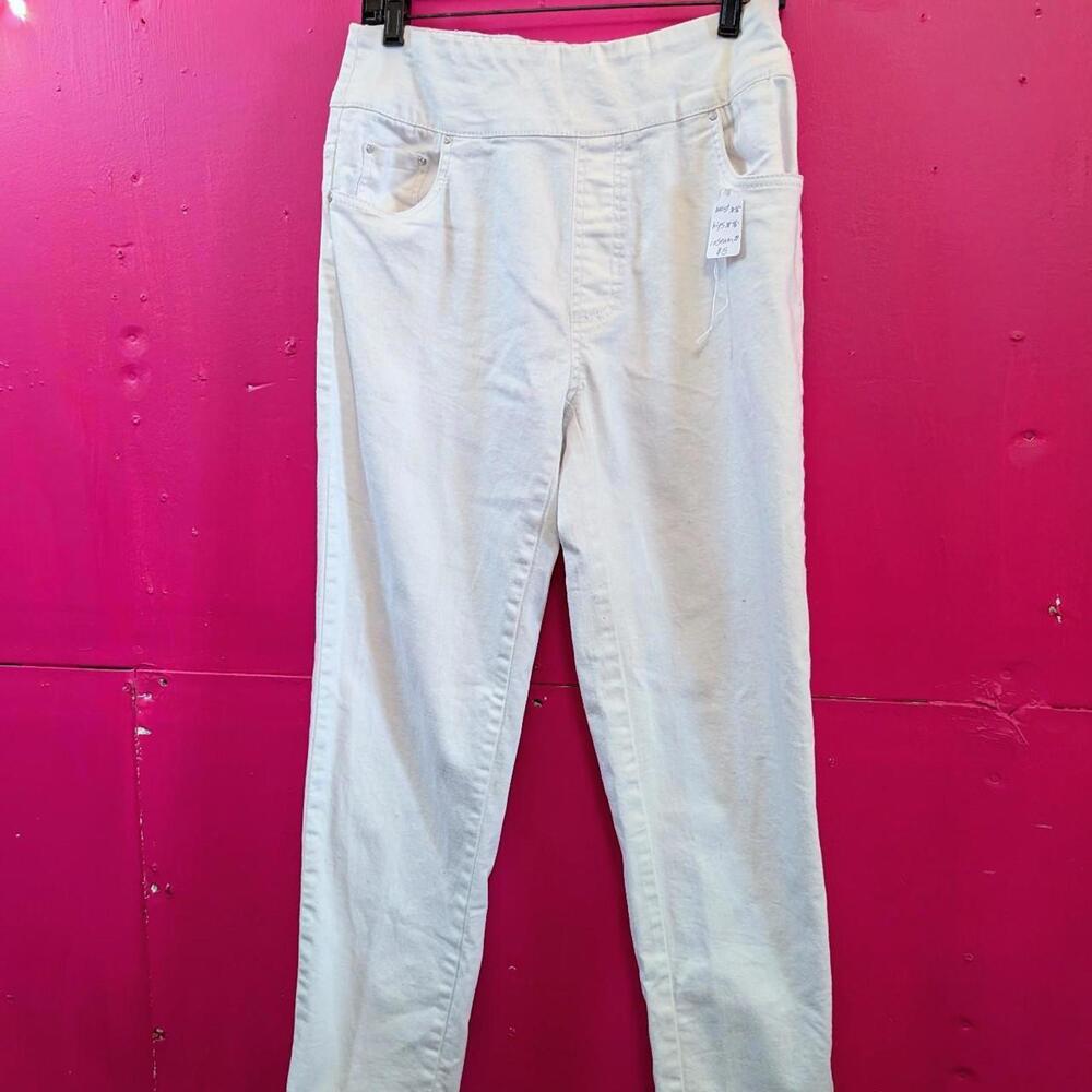 Blair White Skinny Pull on Jeans Size 8